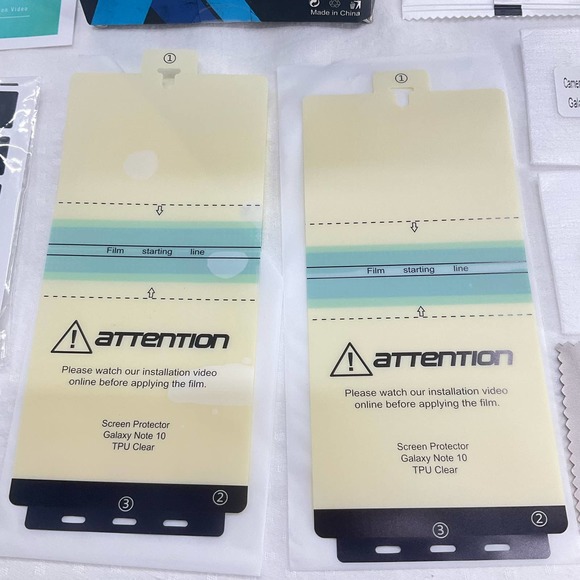 Galaxy Note 10 Screen Protector Include 2 Pack Screen Protector - Picture 2 of 7